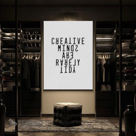Creative Minds Motivational Canvas Prints Wall Art Decor 2
