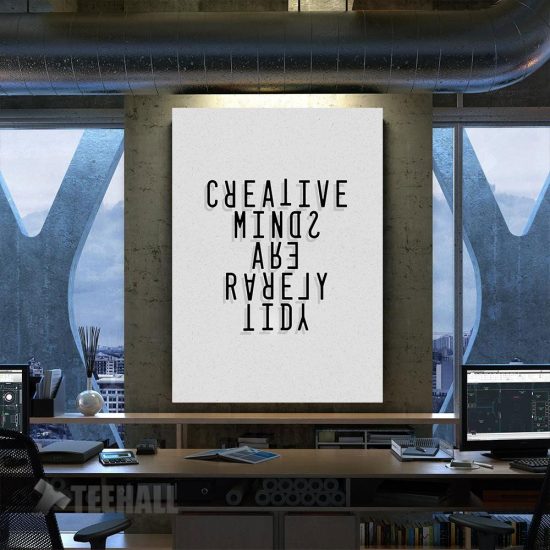 Creative Minds Motivational Canvas Prints Wall Art Decor
