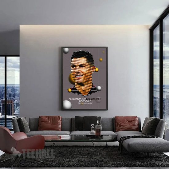 Cristiano Ronaldo Cr7 Motivational Canvas Prints Wall Art Decor 1