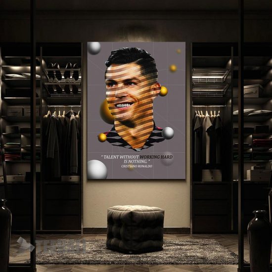 Cristiano Ronaldo Cr7 Motivational Canvas Prints Wall Art Decor 2