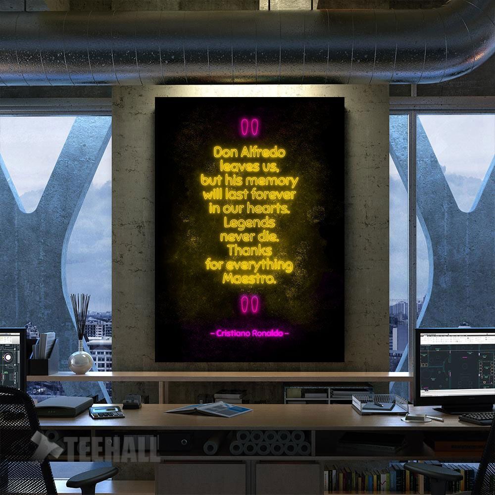 Cristiano Ronaldo Quote Motivational Canvas Prints Wall Art Decor