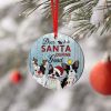 Dear Santa Define Good French Bulldog Round Ornament