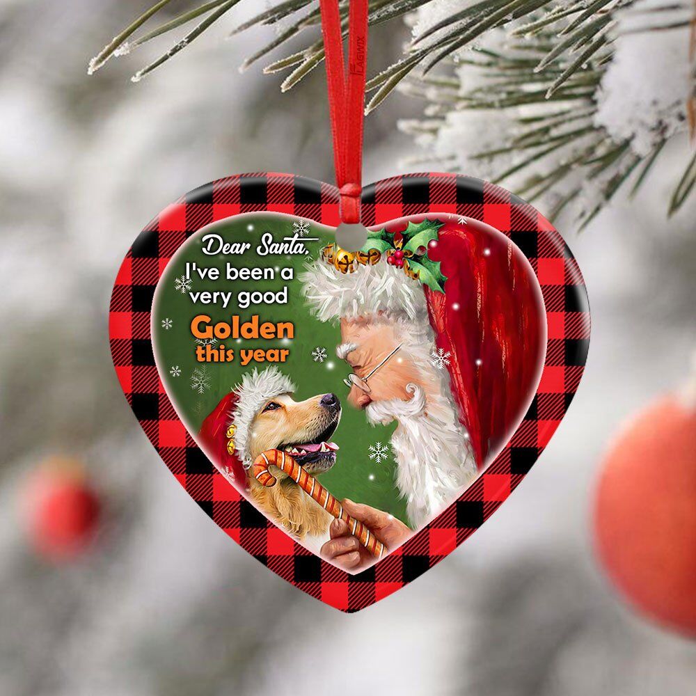 Dear-Santa-Ive-Been-A-Very-Good-Golden-This-Year-Ceramic-Ornament-2 Dear Santa Ive Been A Very Good Golden This Year Ceramic Ornament 2