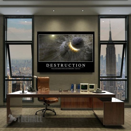 Destruction Motivational Canvas Prints Wall Art Decor 2 1