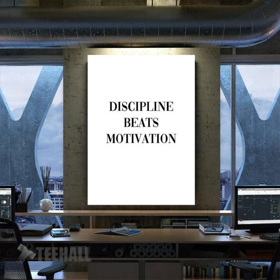 Discipline Motivation Canvas Prints Wall Art Decor