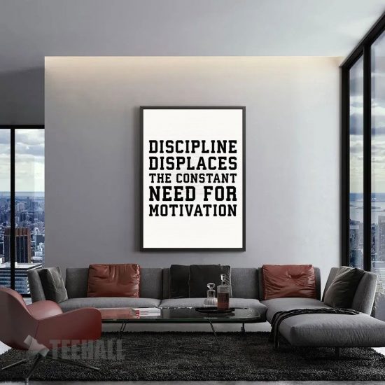 Discipline Vs Motivation Canvas Prints Wall Art Decor 1 2