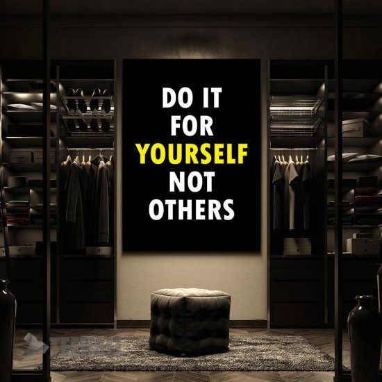 Do It For Yourself Motivational Canvas Prints Wall Art Decor 2