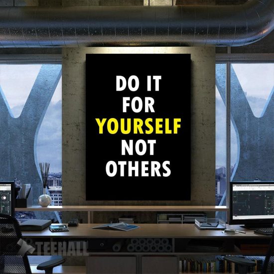 Do It For Yourself Motivational Canvas Prints Wall Art Decor