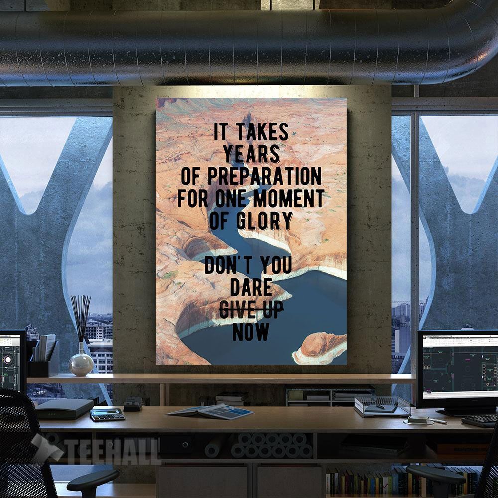 Do Not Give Up Now Quote Motivational Canvas Prints Wall Art Decor