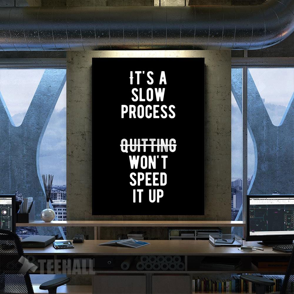 Do Not Quit Quote Motivational Canvas Prints Wall Art Decor