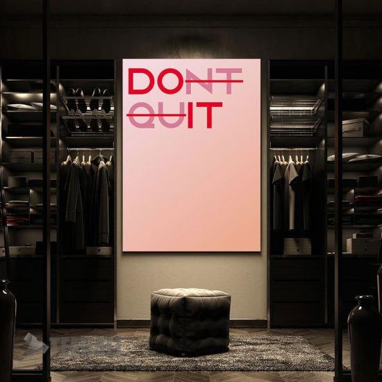 Dont Quit Motivational Canvas Prints Wall Art Decor 2
