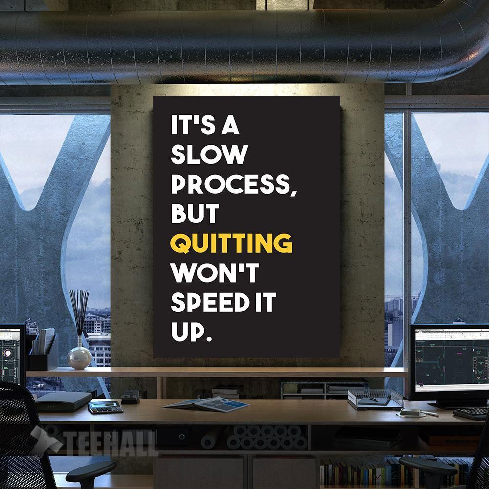 Dont Quit Motivational Canvas Prints Wall Art Decor