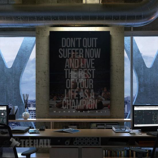 Dont Quit Motivational Canvas Prints Wall Art Decor