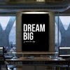 Dream Big Motivation Canvas Prints Wall Art Decor