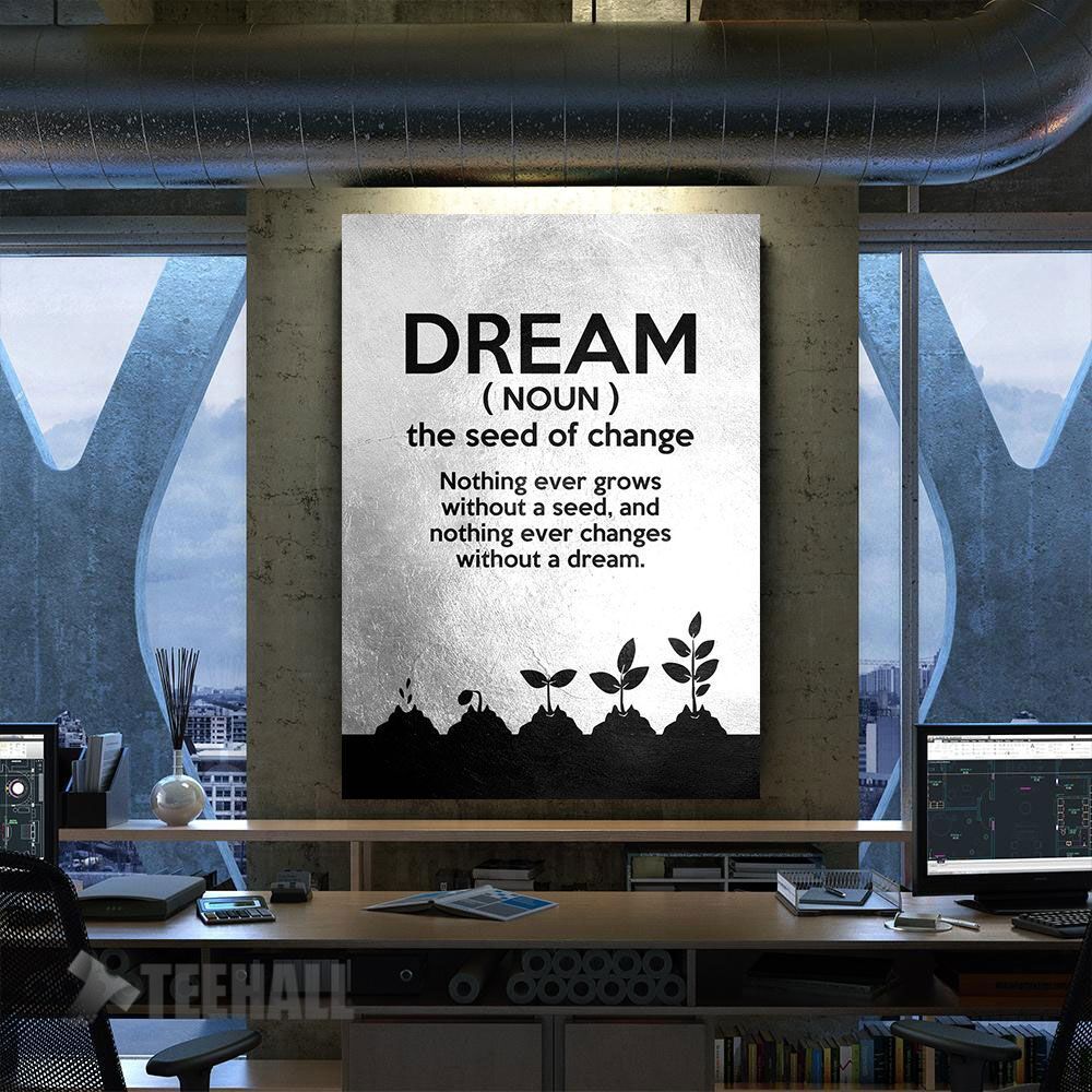 Dream Definition Motivational Canvas Prints Wall Art Decor