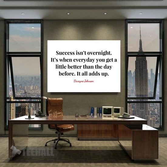 Dwayne Johnson Quote Motivational Canvas Prints Wall Art Decor 2