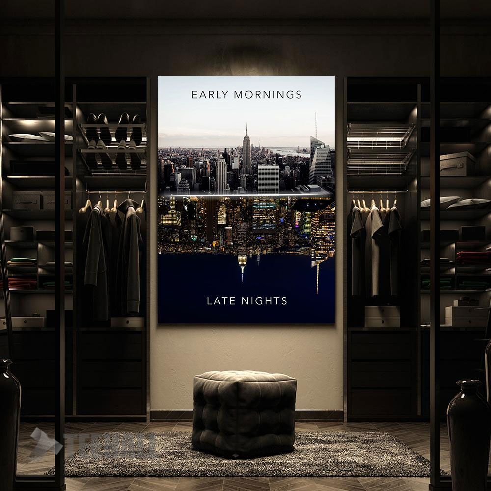 Early-Mornings-Late-Nights-Motivational-Canvas-Prints-Wall-Art-Decor-2 Early Mornings Late Nights Motivational Canvas Prints Wall Art Decor 2