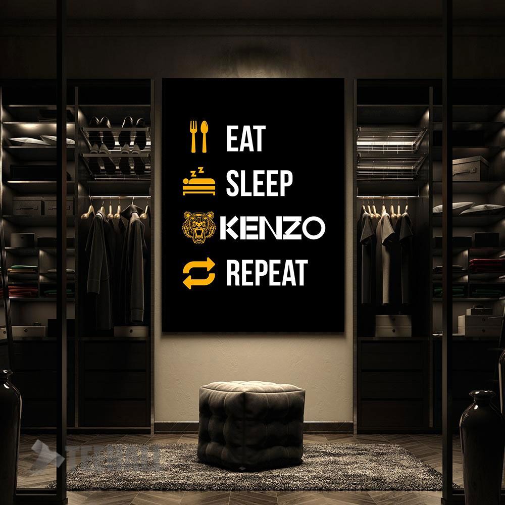 Eat-Sleep-Kenzo-Repeat-Motivational-Canvas-Prints-Wall-Art-Decor-2 Eat Sleep Kenzo Repeat Motivational Canvas Prints Wall Art Decor 2