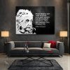 Einstein On Character Motivational Canvas Prints Wall Art Decor