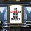 Exercise Motivational Canvas Prints Wall Art Decor