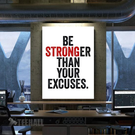 Exercise Motivational Canvas Prints Wall Art Decor