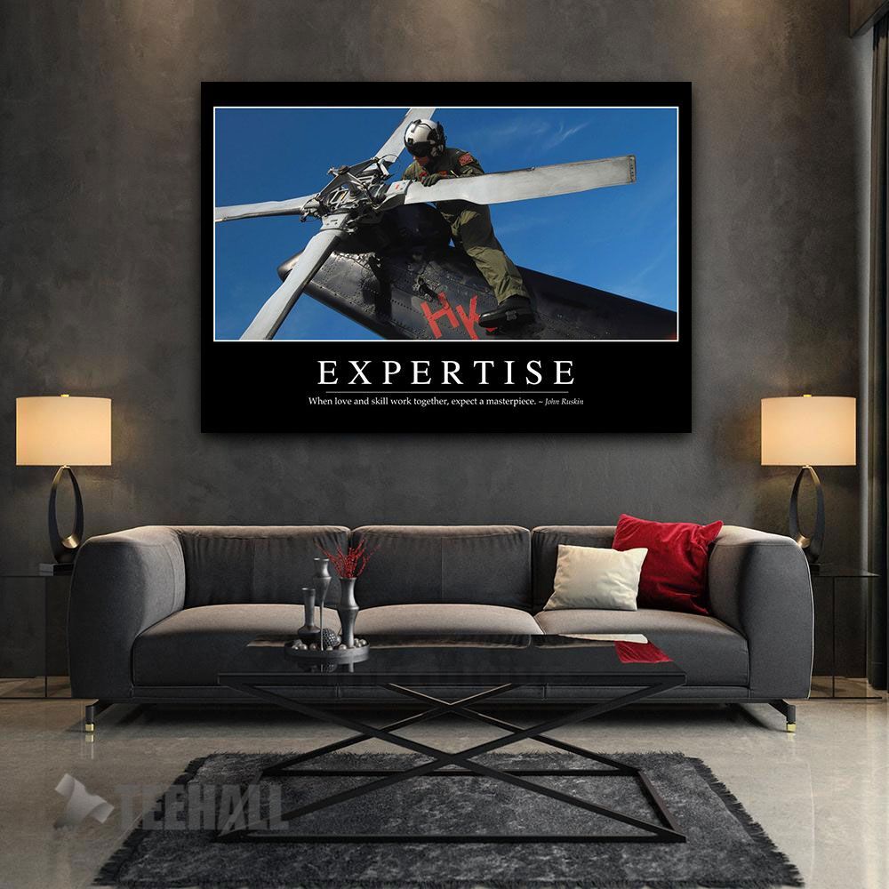 Expertise Motivational Canvas Prints Wall Art Decor