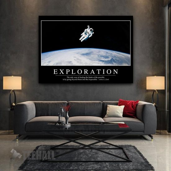 Exploration Motivational Canvas Prints Wall Art Decor