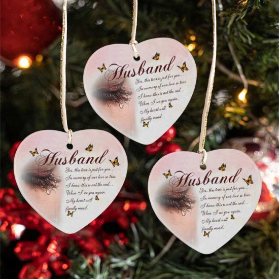 Family This Tear For Husband Ceramic Ornament 1