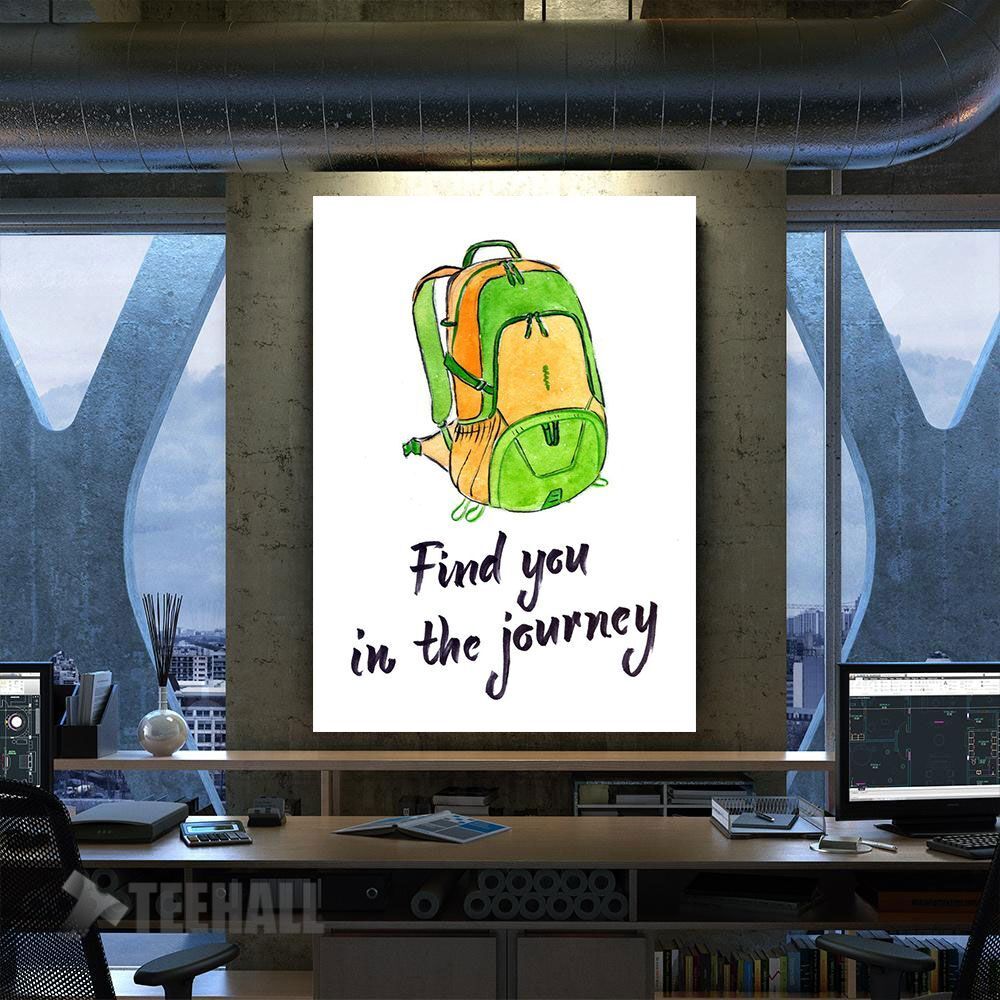 Find You In The Journey Motivational Canvas Prints Wall Art Decor