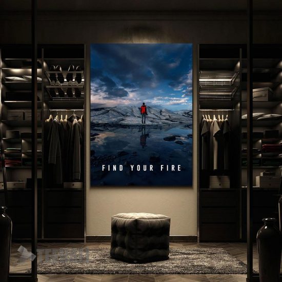 Find Your Fire Motivation Canvas Prints Wall Art Decor 2