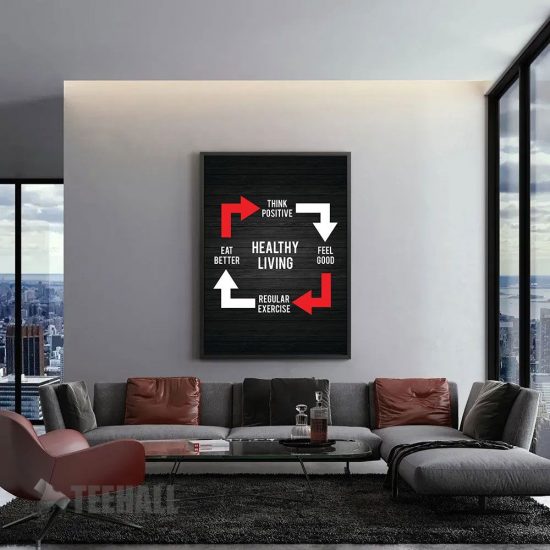 Fitness Motivation Canvas Prints Wall Art Decor 1 3