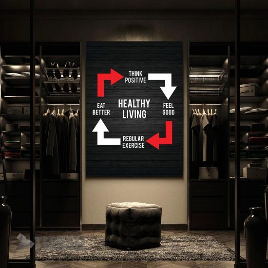 Fitness Motivation Canvas Prints Wall Art Decor 2 3