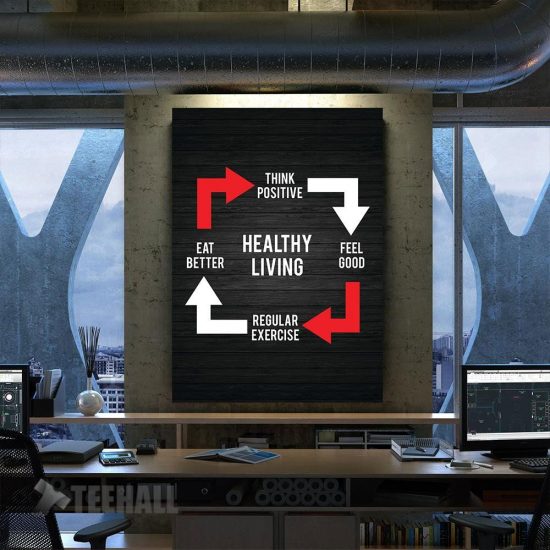 Fitness Motivation Canvas Prints Wall Art Decor