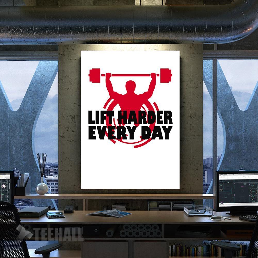 Fitness Workout Motivation Canvas Prints Wall Art Decor