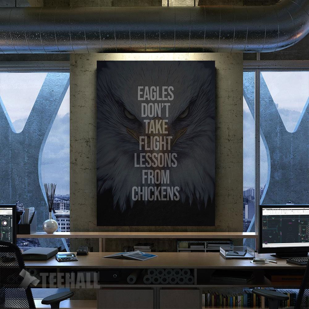 Flight Lessons Motivational Canvas Prints Wall Art Decor