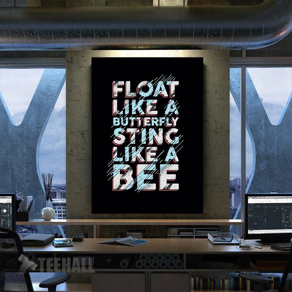 Float Like A Butterfly Motivational Canvas Prints Wall Art Decor