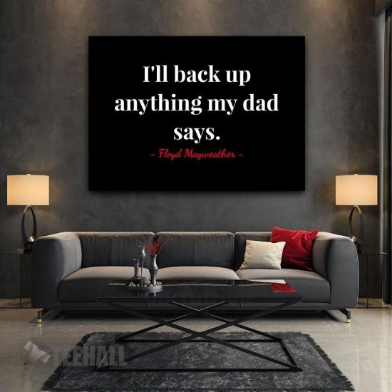 Floyd Mayweather Quotes Motivational Canvas Prints Wall Art Decor