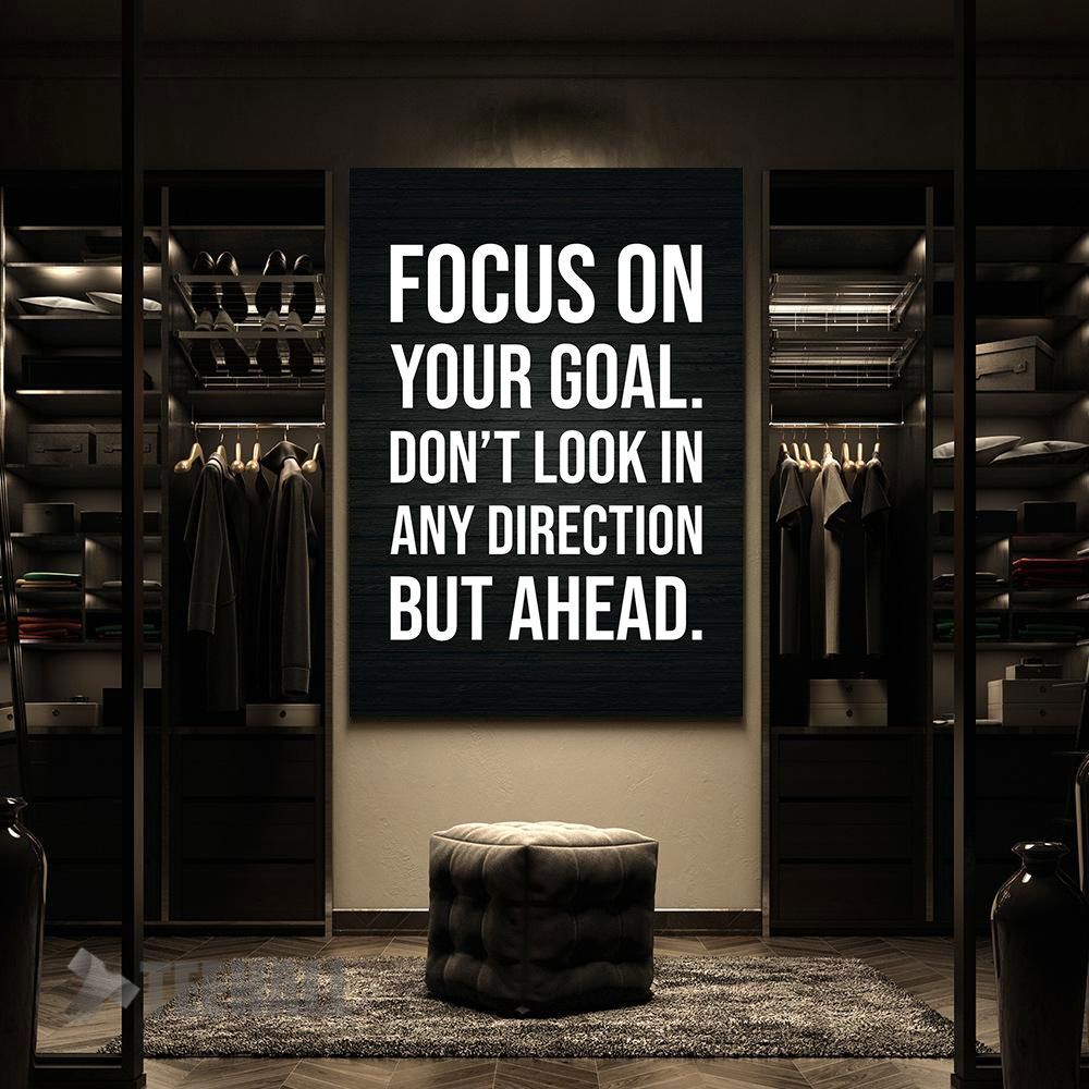 Focus-On-Your-Goal-Motivational-Canvas-Prints-Wall-Art-Decor-2 Focus On Your Goal Motivational Canvas Prints Wall Art Decor 2