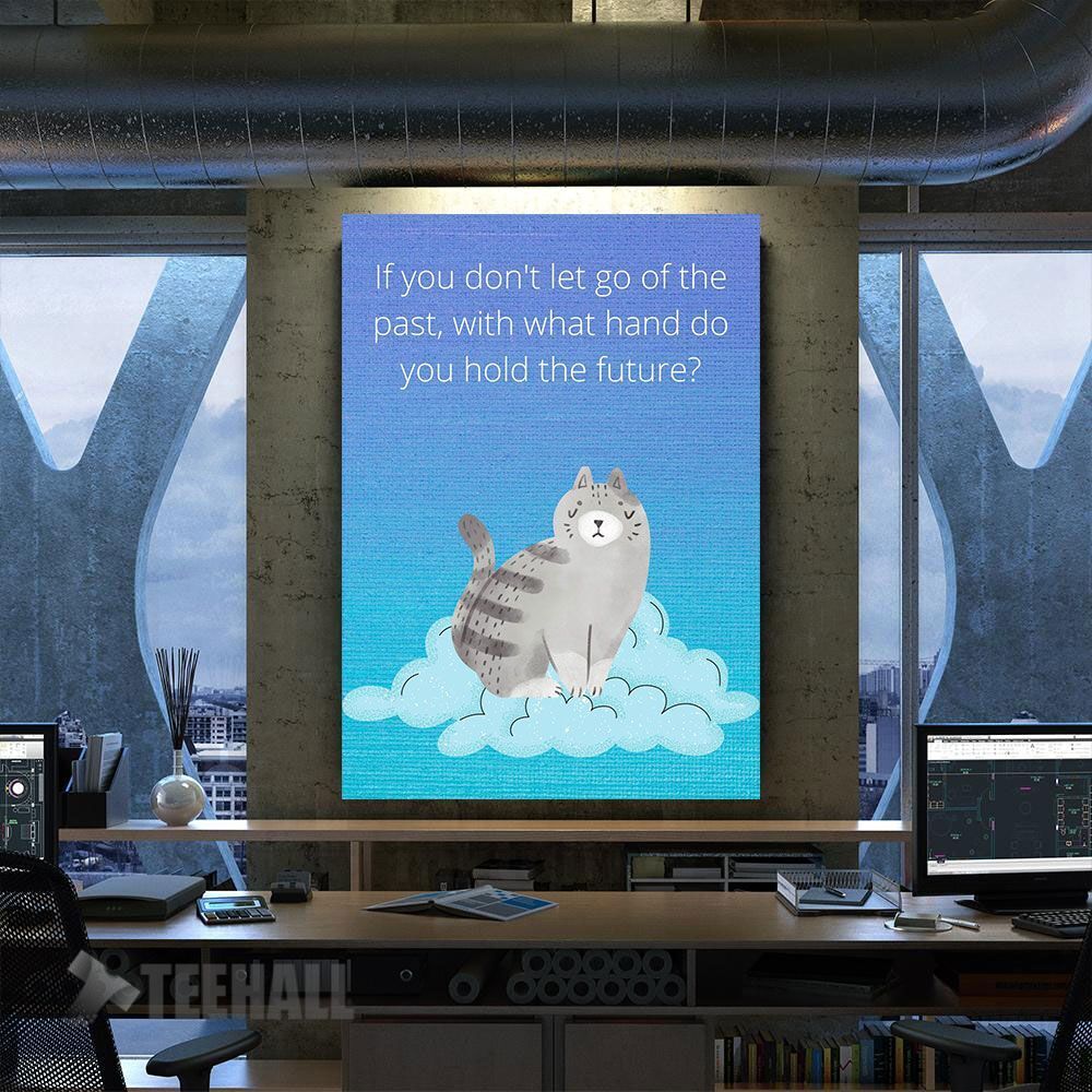 Forget The Past Motivational Canvas Prints Wall Art Decor