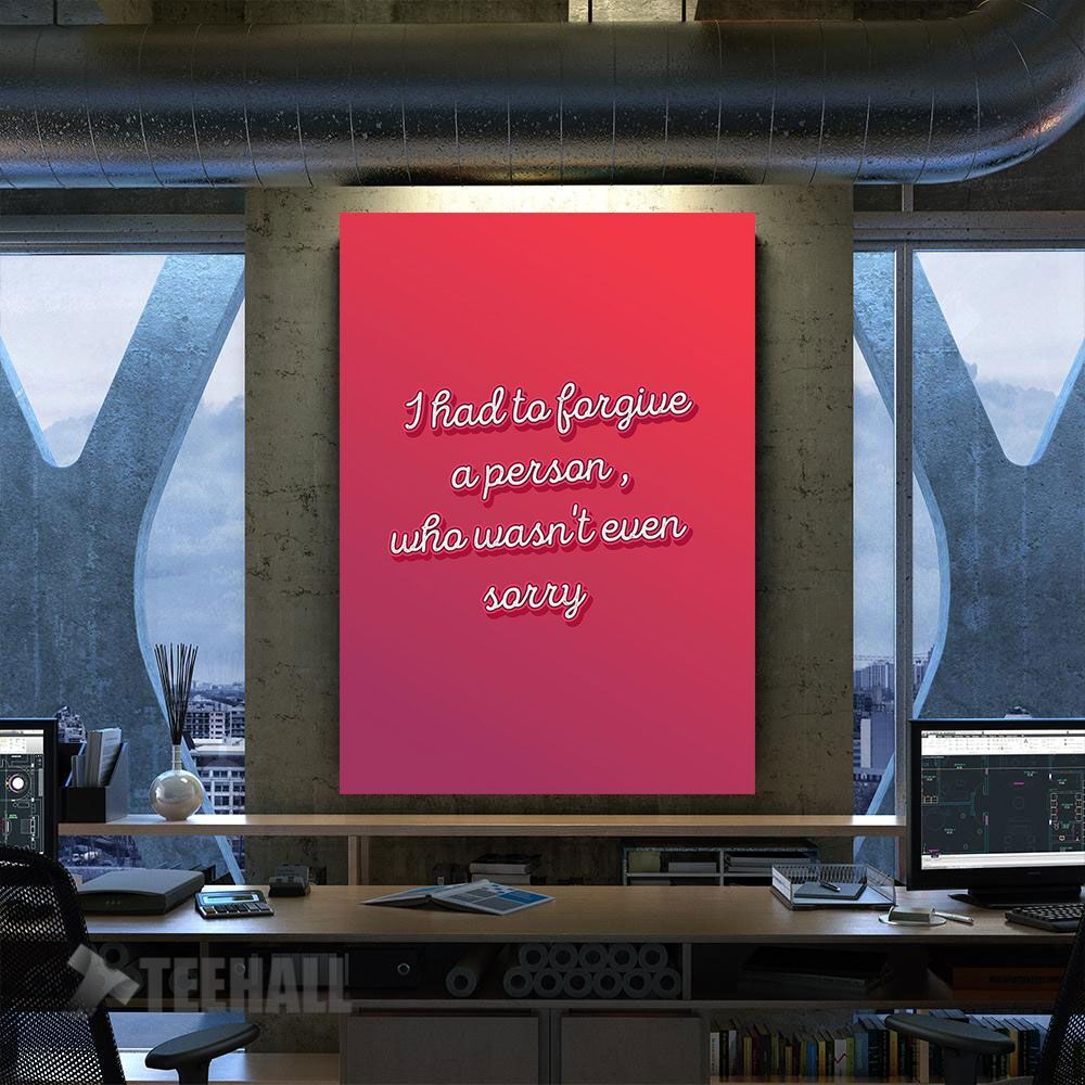 Forgive A Person Motivational Canvas Prints Wall Art Decor