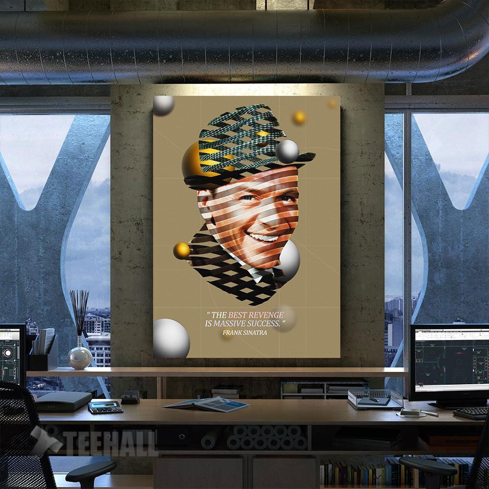 Frank Sinatra Motivational Canvas Prints Wall Art Decor