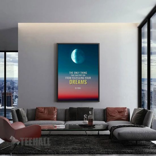 Fulfil Your Dreams Motivational Canvas Prints Wall Art Decor 1 Fulfil Your Dreams Motivational Canvas Prints Wall Art Decor 1
