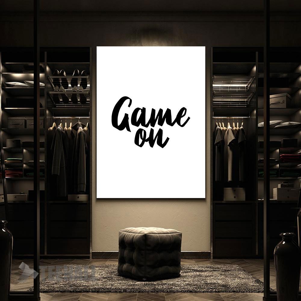 Game-On-Positive-Quote-Motivational-Canvas-Prints-Wall-Art-Decor-2 Game On Positive Quote Motivational Canvas Prints Wall Art Decor 2