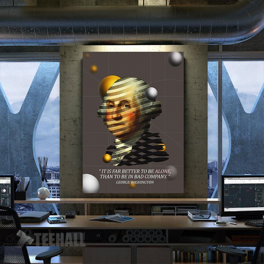 George Washington Motivational Canvas Prints Wall Art Decor