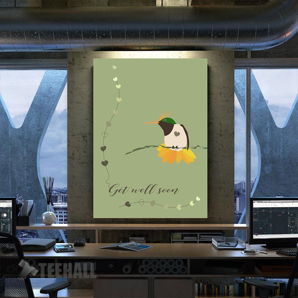 Get Well Soon Motivational Canvas Prints Wall Art Decor