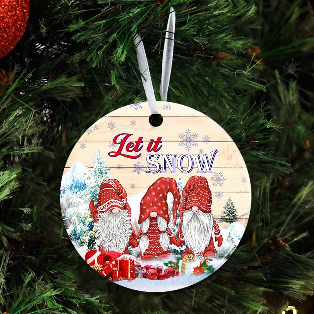 Gnomes.-Let-It-Snow-Christmas-Ceramic-Ornament-4 Gnomes. Let It Snow Christmas Ceramic Ornament 4 1