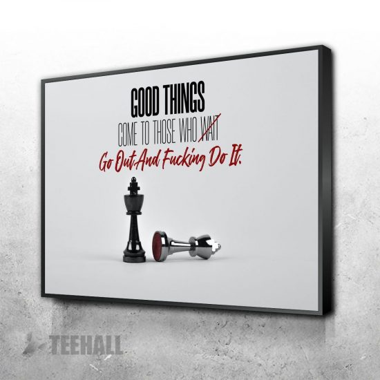 Go Out And Do It Motivational Canvas Prints Wall Art Decor 1