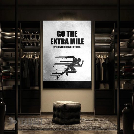 Go The Extra Mile Motivational Canvas Prints Wall Art Decor 2 1