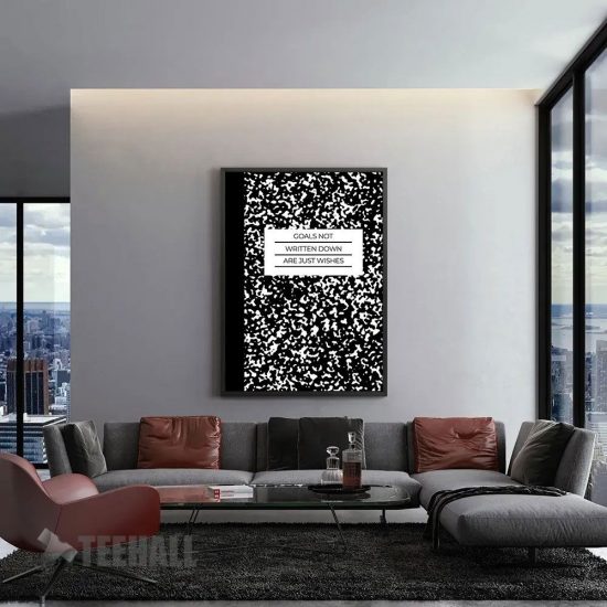 Goals Motivational Canvas Prints Wall Art Decor 1