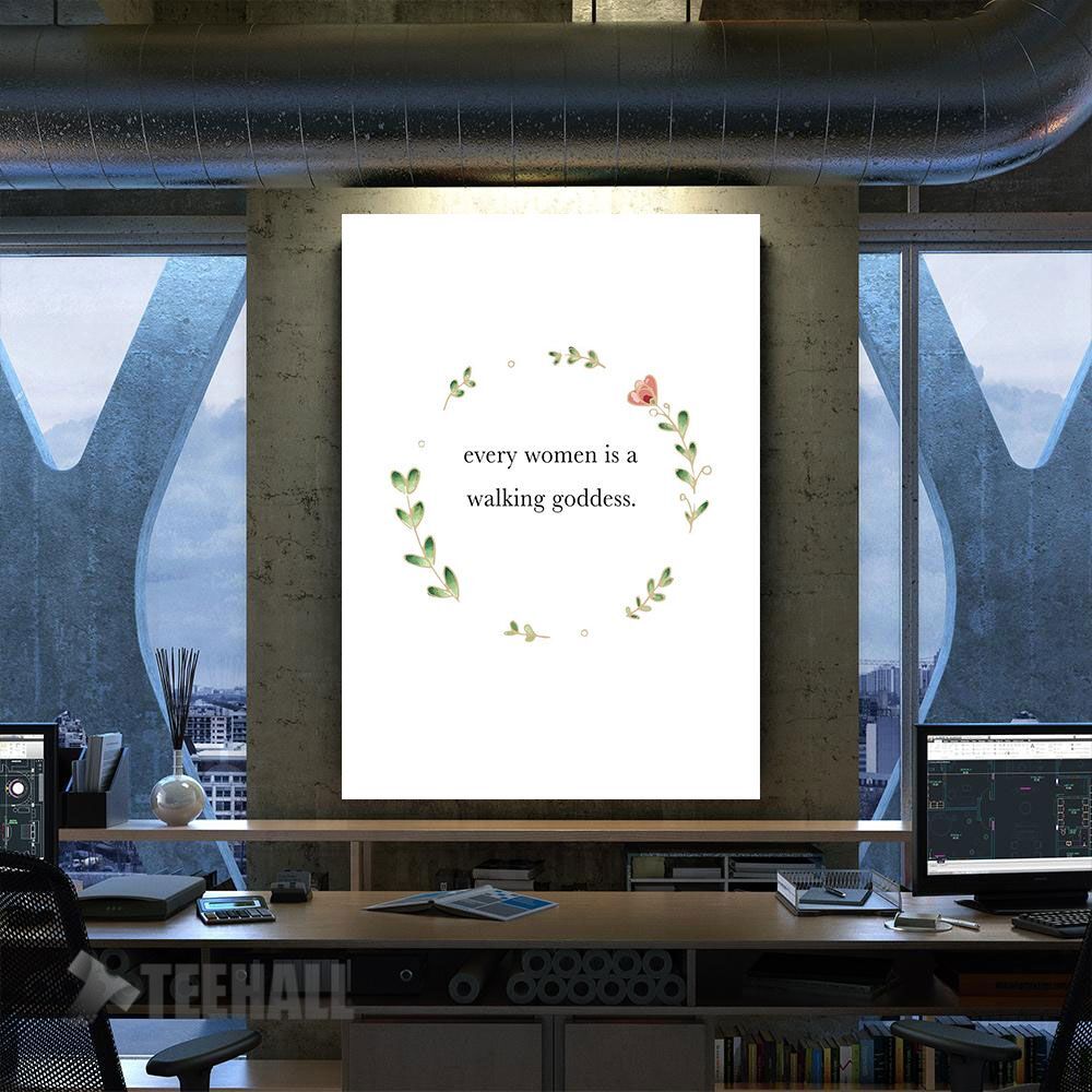 Goddess Motivational Canvas Prints Wall Art Decor